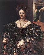 Giulio Romano Portrait of a Woman sag oil painting on canvas